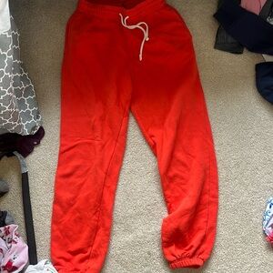 Size small urban outfitters red joggers